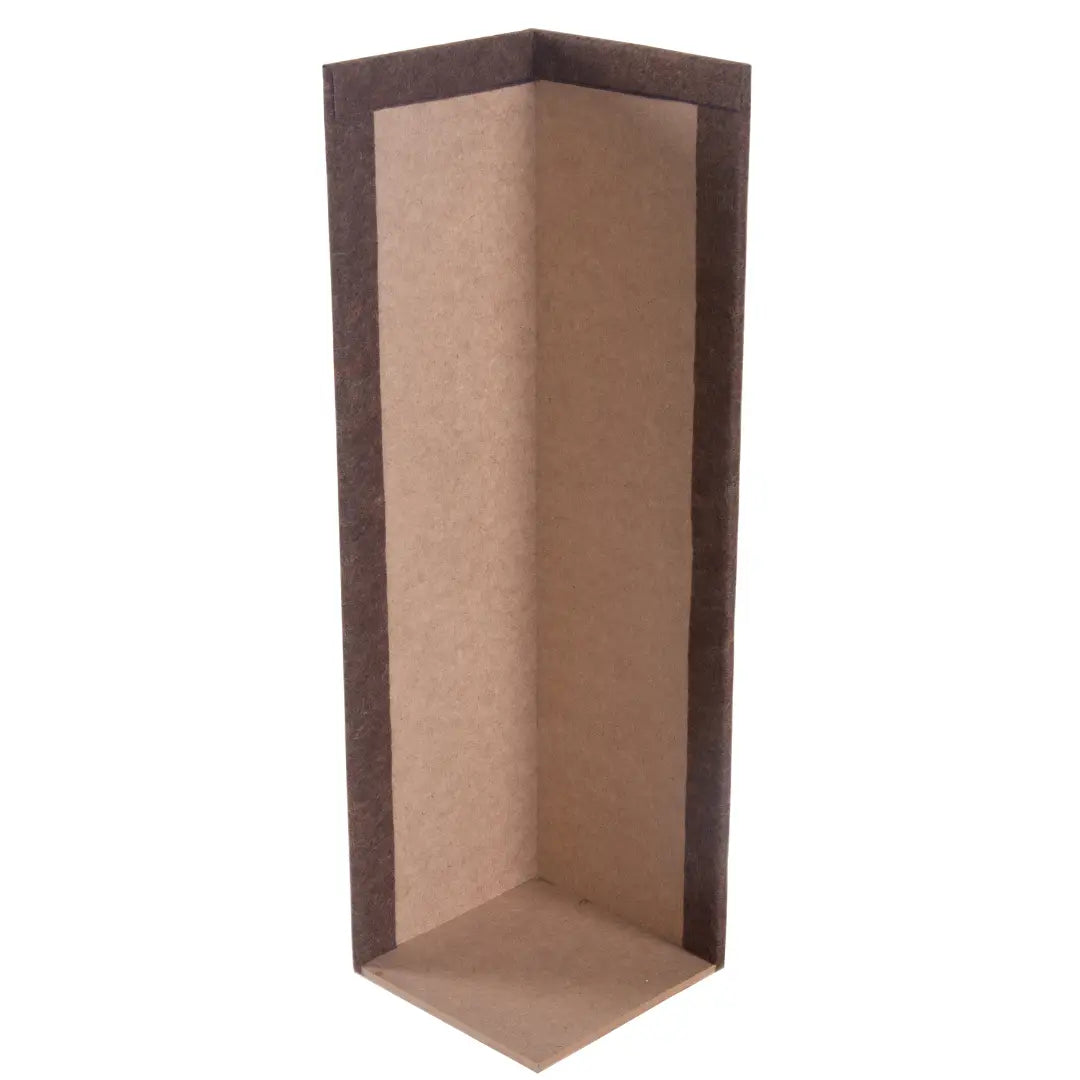 Arranhador MDF Cama Box para Gatos - Chocolate