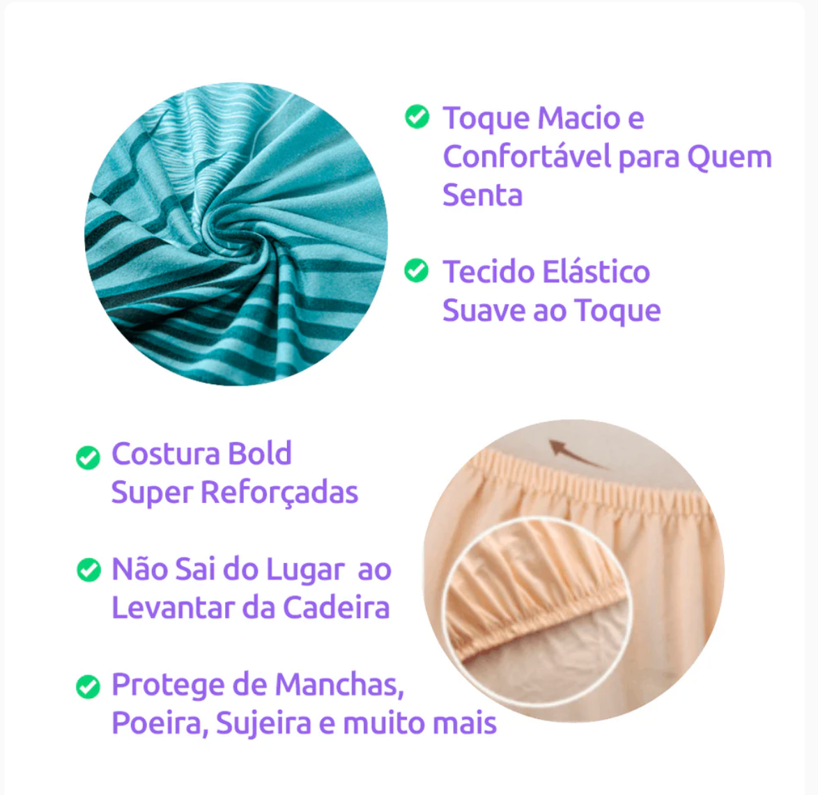 Capa de Cadeira Resistente à Gato em Matelassê - Rosa