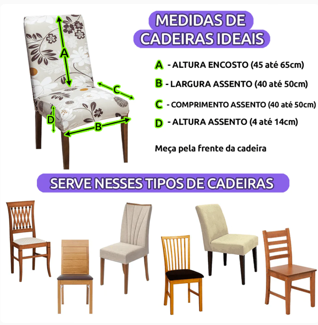 Capa de Cadeira Resistente à Gato Suede - Verde Bandeira
