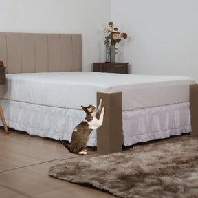 Arranhador MDF Cama Box para Gatos - Bege