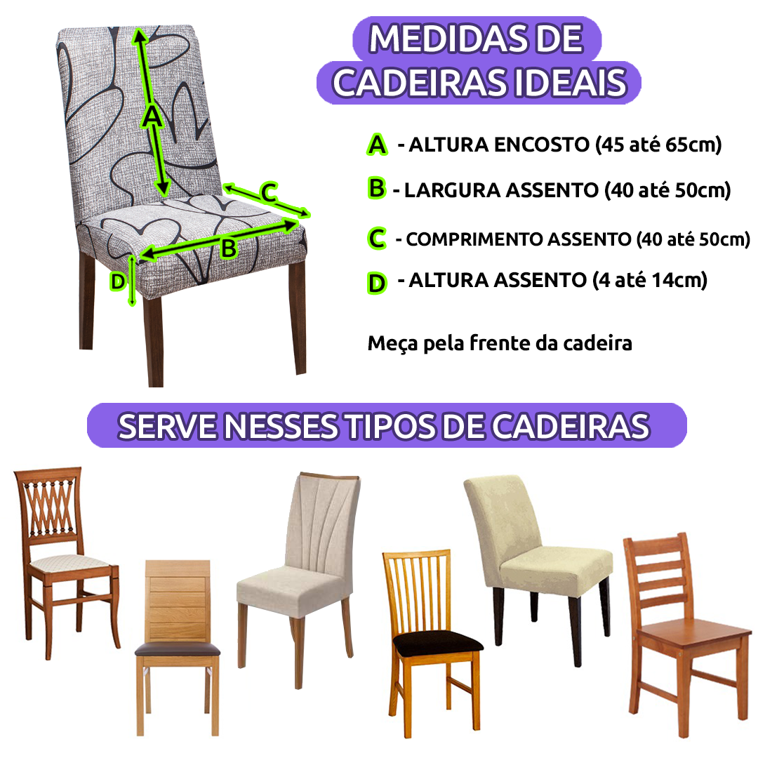Capa de Cadeira Impermeável -  Cinza